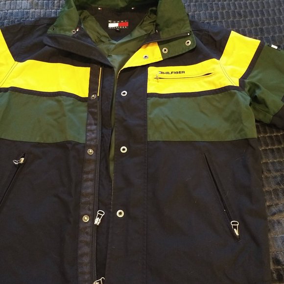 vintage 90s Tommy Hilfiger rain coat EUC - Picture 5 of 15